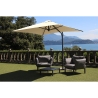 Vierkante zweefparasol 250x250 voor in de tuin UV50+ bescherming Trend 