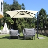 Vierkante zweefparasol 250x250 voor in de tuin UV50+ bescherming Trend Verkoop