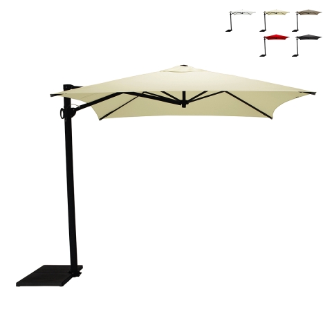 Vierkante zweefparasol 250x250 voor in de tuin UV50+ bescherming Trend Aanbieding
