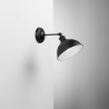 Zwart metalen wandlamp in vintage stijl Charleston AP Aanbieding