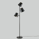 Lampadaire Colt LP3 en métal à trois lampes orientables style industriel Vente