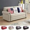 Canapé convertible en tissu lit avec coussins Sweet Dreams Vente
