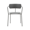 Set van 4 moderne stoelen Asmar, metaal en polypropyleen design Voorraad