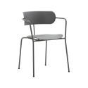 Set van 4 moderne stoelen Asmar, metaal en polypropyleen design Keuze