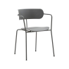 Set van 4 moderne stoelen Asmar, metaal en polypropyleen design Keuze