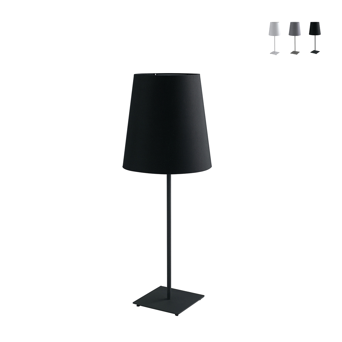 Lampe de table en métal avec abat-jour en tissu Elvis Promotion Lampe de table en métal avec abat-jour en tissu Elvis Promotion