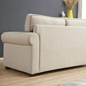 Canapé convertible en tissu lit avec coussins Sweet Dreams 
