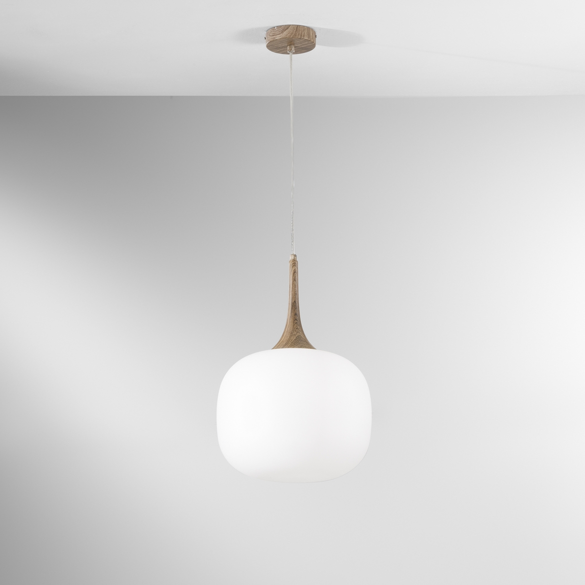 Moderne hanglamp met opaal wit glazen licht Jaipur Aanbieding Moderne hanglamp met opaal wit glazen licht Jaipur Aanbieding