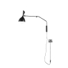 Metalen wandlamp met verstelbare kap in industriële stijl Morgan Korting