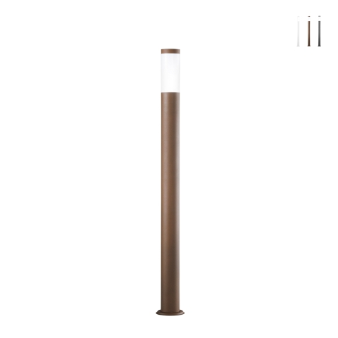 Lampadaire poteau de jardin extérieur en acier h110cm IP44 Tokyo Promotion
