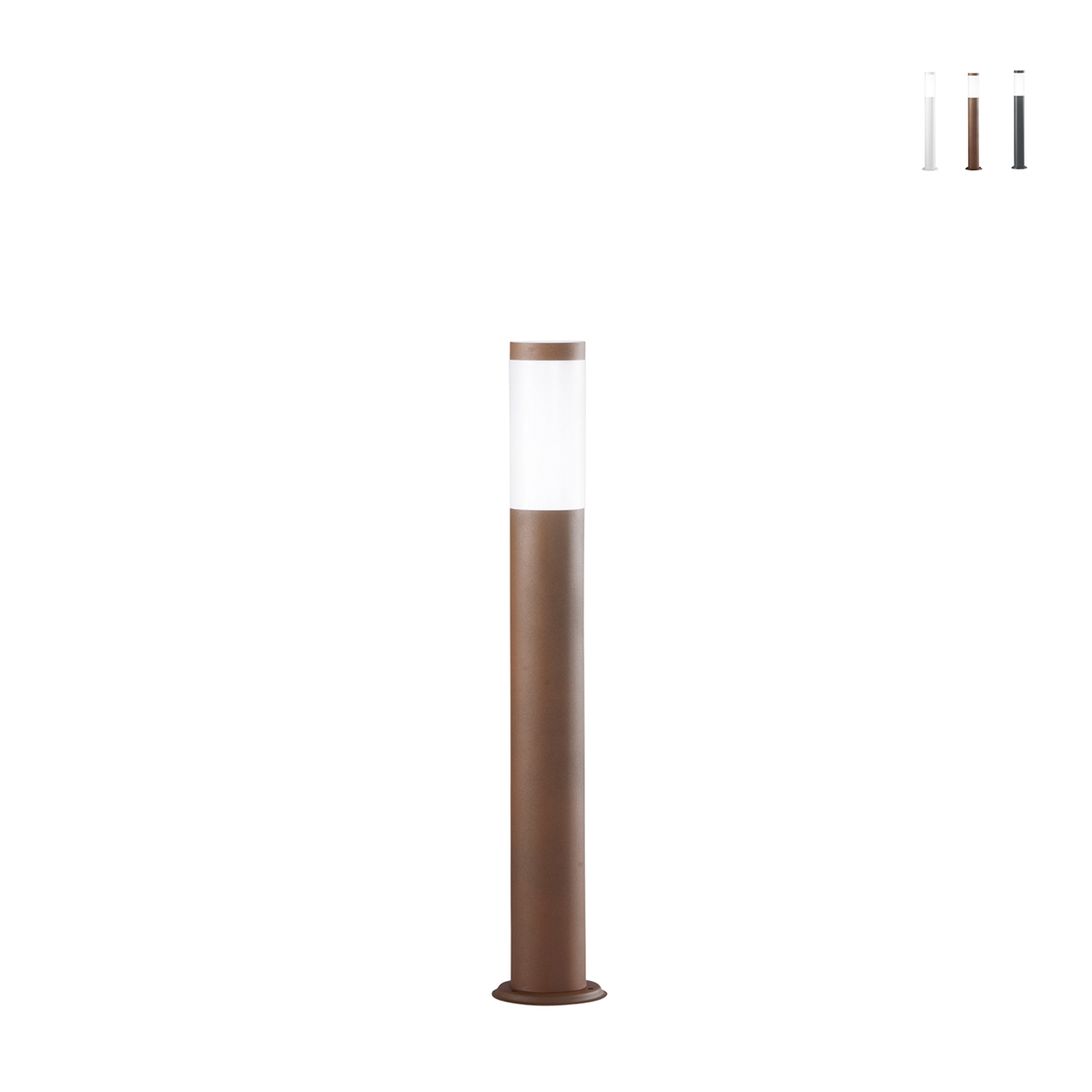 Lampadaire d'extérieur en acier pour jardin h70cm IP44 Tokyo Promotion