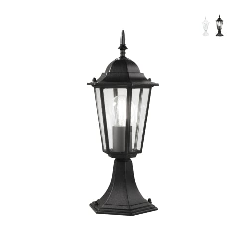 Buitenlantaarn van aluminium met glazen diffuser IP44 Milano Aanbieding
