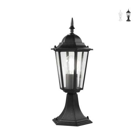 Lanterne d'extérieur en aluminium avec diffuseur en verre IP44 Milano Promotion
