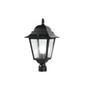 Tête de lampadaire de jardin style classique en aluminium et verre Roma Vente