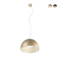 Suspension ronde en métal avec éclairage LED réglable Coco Promotion