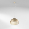 Suspension ronde en métal avec éclairage LED réglable Coco Vente