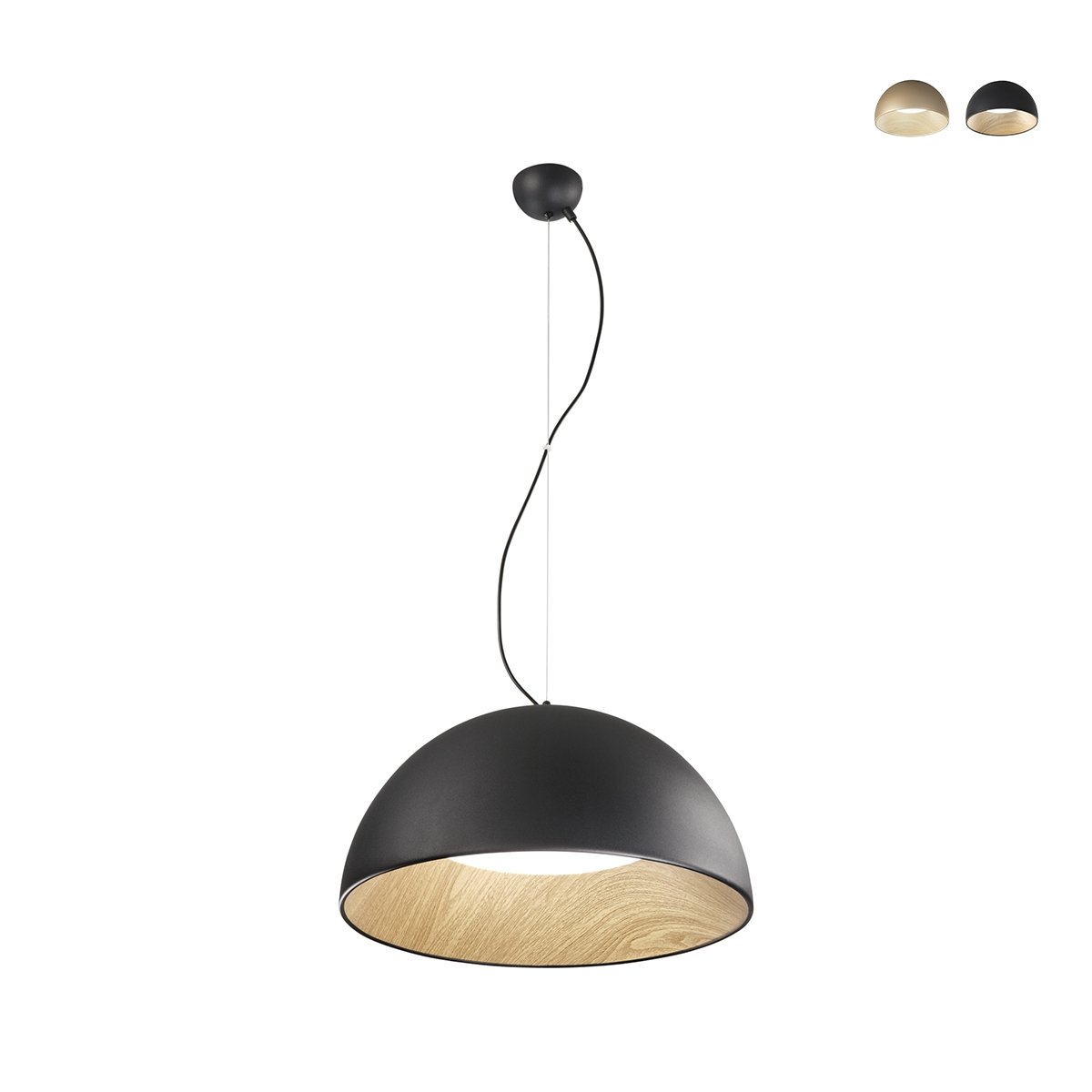 Moderne hanglamp LED in metaal met dimbare verlichting Coco Aanbieding Moderne hanglamp LED in metaal met dimbare verlichting Coco Aanbieding