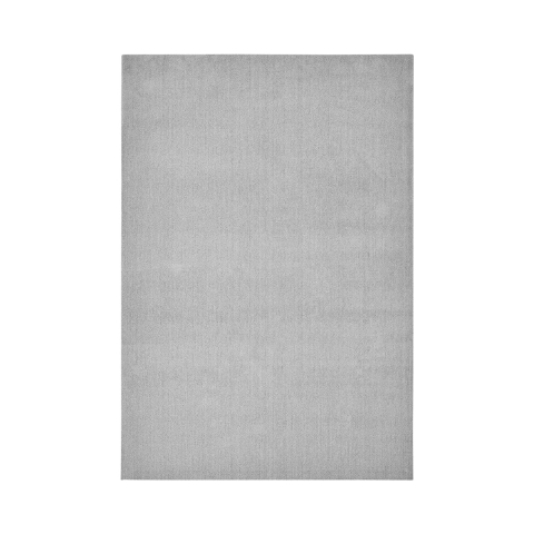 Tapis moderne à poil ras coloris gris clair Feel Promotion