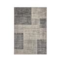 Tapis à poils courts gris moderne Funny Promotion