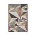 Moderne grijs en beige tapijt voor de woonkamer Funny Aanbieding