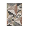 Moderne grijs en beige tapijt voor de woonkamer Funny Aanbieding
