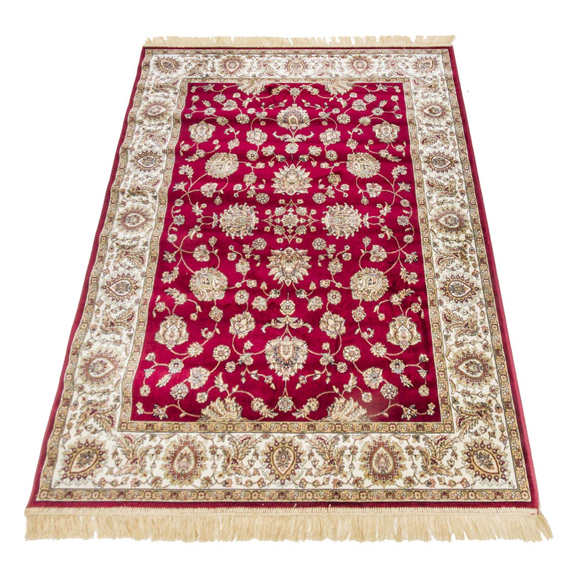 Tapis rouge salon persan Rubine Promotion