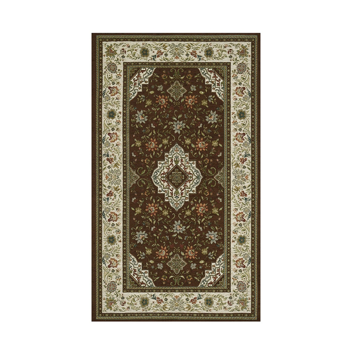 Bruin Perzisch Oosters Tapijt Tabriz Aanbieding Bruin Perzisch Oosters Tapijt Tabriz Aanbieding