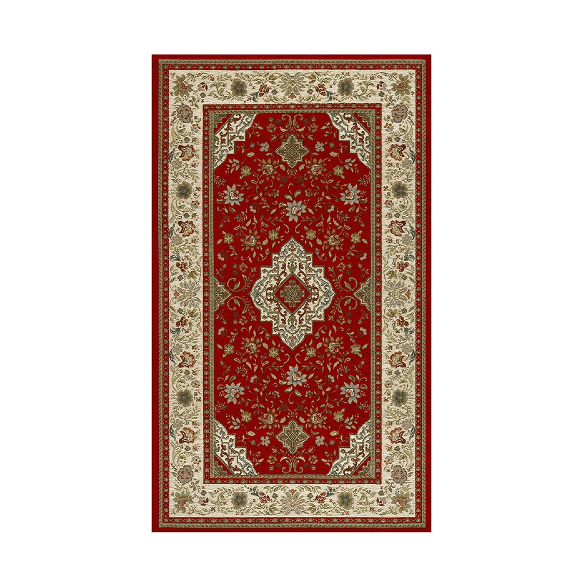 Rood oosters tapijt in Perzische stijl Tabriz Aanbieding Rood oosters tapijt in Perzische stijl Tabriz Aanbieding