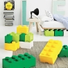 LEGO Brick stapelbare rechthoekige opbergdoos met 2 knoppen 
