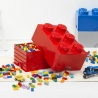 Stapelbaar opbergbakje met deksel LEGO Storage Brick 8 knoppen 