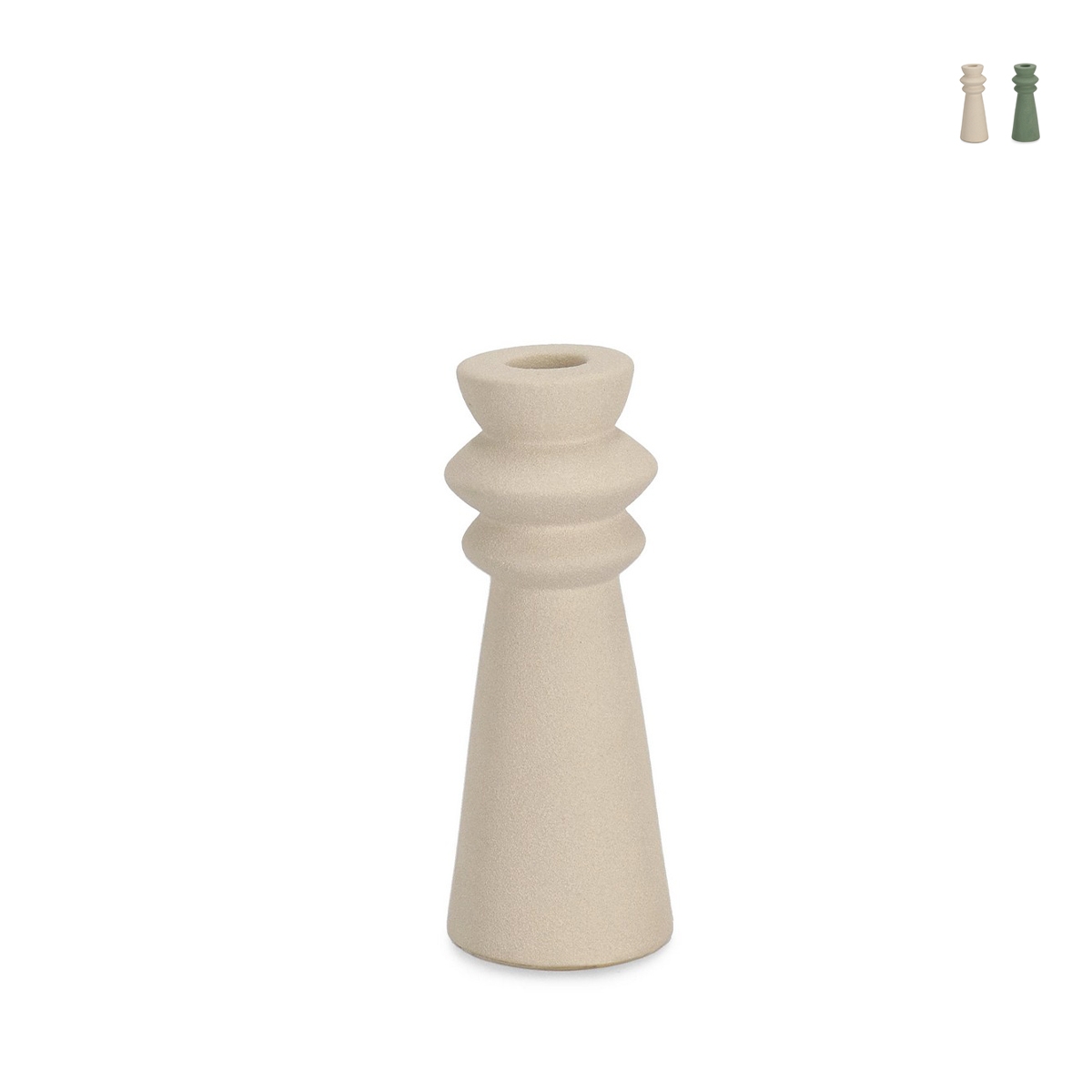 Porte-bougie design moderne porcelaine sablée 5x16 Freyr Promotion Porte-bougie design moderne porcelaine sablée 5x16 Freyr Promotion