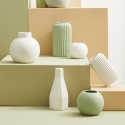 Decoratieve bolvormige plantenpot van porselein Ø11xh9cm Althea Verkoop