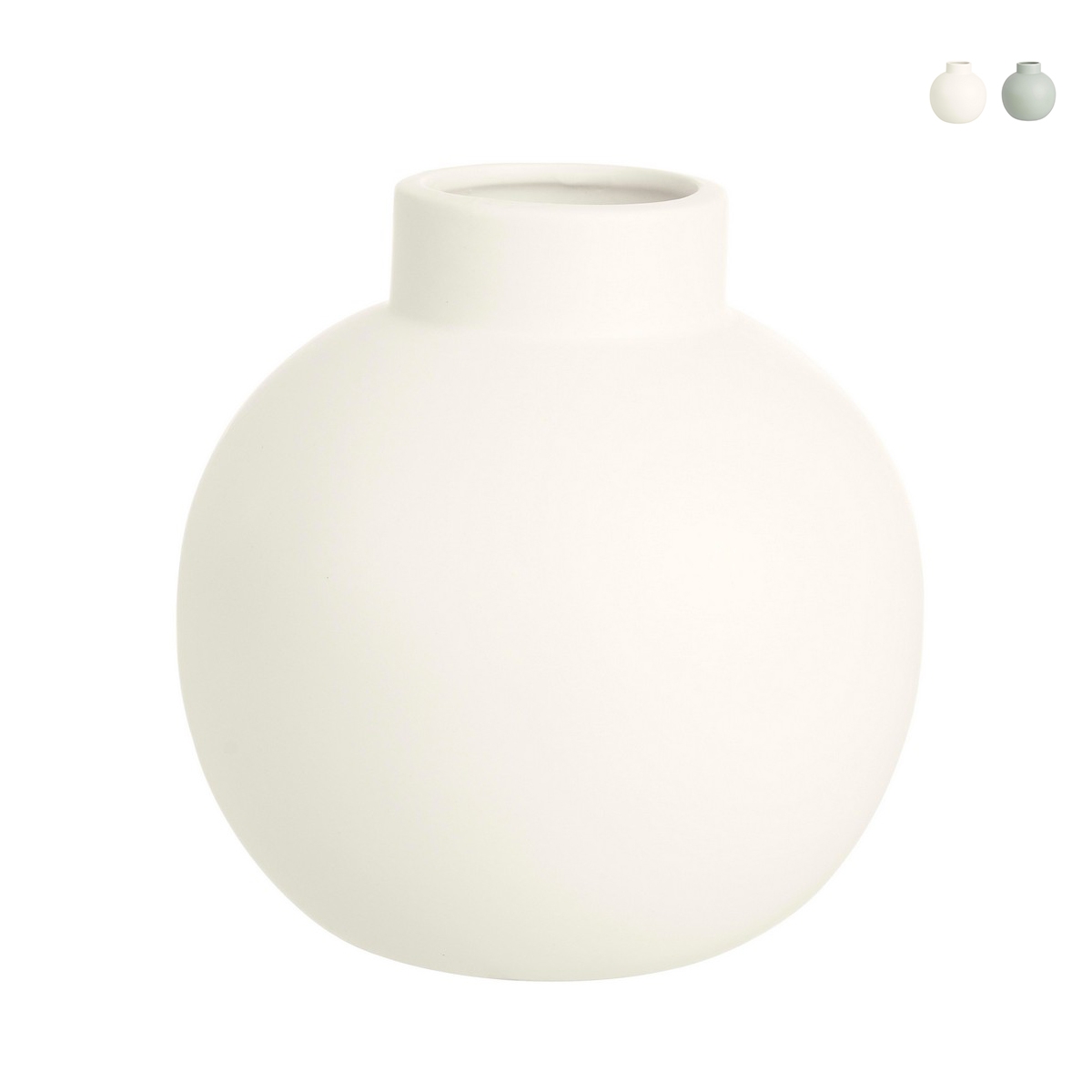 Vase design moderne sphérique à col en porcelaine Althea Promotion Vase design moderne sphérique à col en porcelaine Althea Promotion
