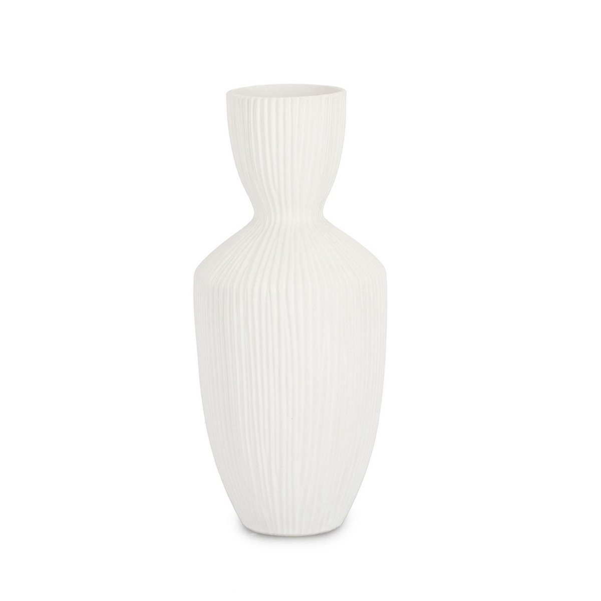 Pot de plantes et fleurs d'intérieur décoratif en céramique blanche Striped Promotion Pot de plantes et fleurs d'intérieur décoratif en céramique blanche Striped Promotion