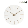Horloge murale aiguilles dorées design minimaliste rond 40cm Timeline Dimensions