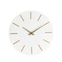 Horloge murale aiguilles dorées design minimaliste rond 40cm Timeline Achat