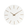 Horloge murale aiguilles dorées design minimaliste rond 40cm Timeline Achat