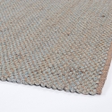 Handgemaakte rechthoekige tapijt bruin blauw 160x230 Ruanda Verkoop