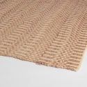 Handgeknoopte jute-katoen vloerkleed voor woonkamer 200x300 Ruanda Verkoop