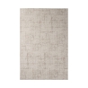 Moderne woonkamer vloerkleed 160x230cm grijs-beige jute polyester Azra Aanbieding