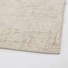 Moderne woonkamer vloerkleed 160x230cm grijs-beige jute polyester Azra Verkoop