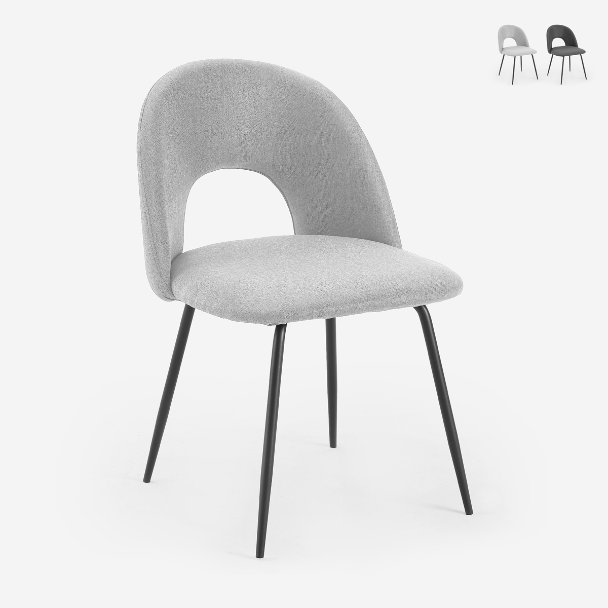 Elegante gestoffeerde stoel Sarwa Aanbieding Elegante gestoffeerde stoel Sarwa Aanbieding