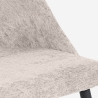 Chaise moderne en chenille pour cuisine salon salle à manger Lotur Choix
