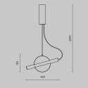 Suspension design Maytoni Enigma 