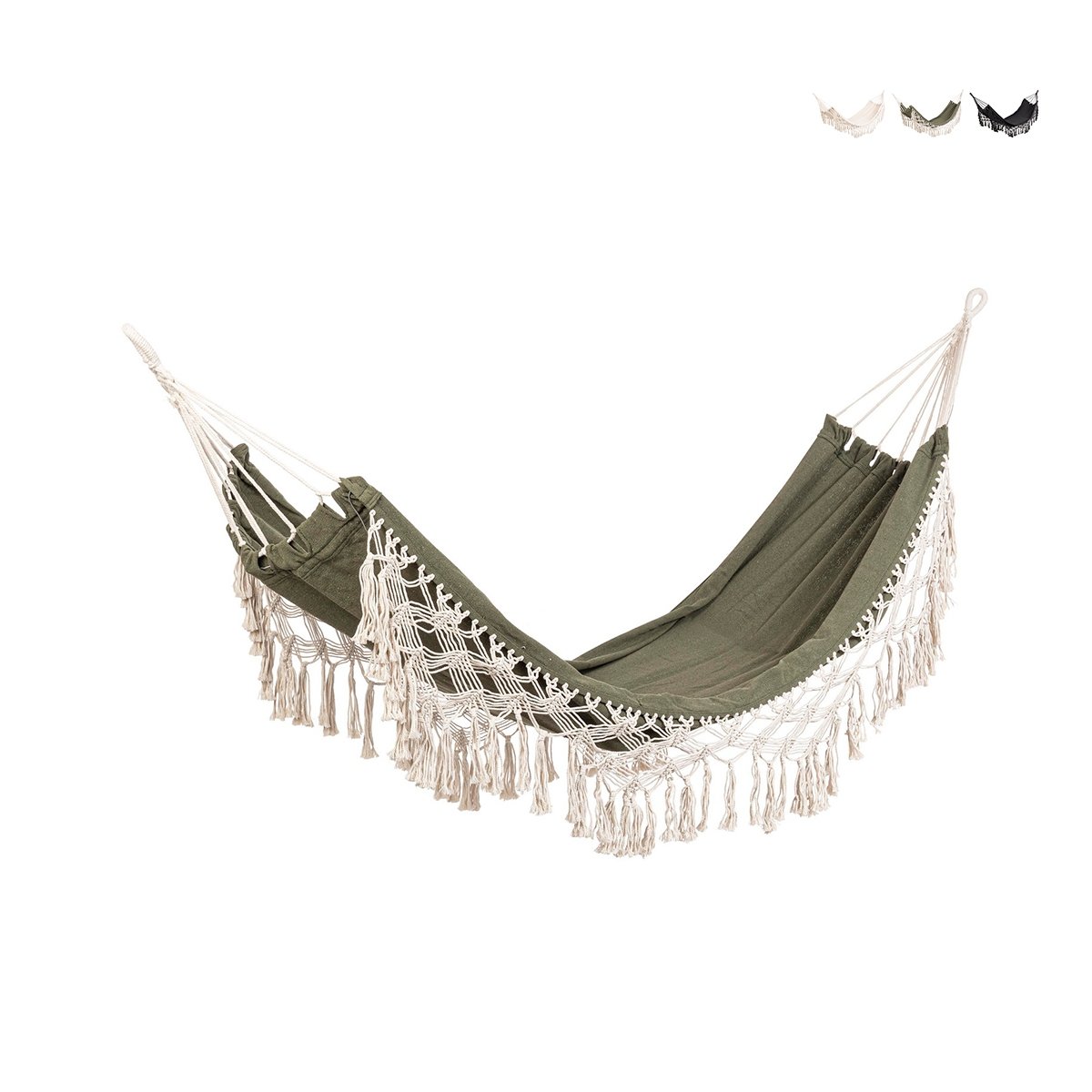 Hangmat voor in de tuin van katoen in boho chic stijl 200x100 Bizzotto Eldoris Aanbieding Hangmat voor in de tuin van katoen in boho chic stijl 200x100 Bizzotto Eldoris Aanbieding