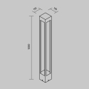 Moderne buitenlamp voor tuin Maytoni Elbe Keuze
