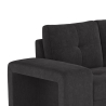 Moderne hoekbank 3-zits met rechtse chaise longue en poef Vilo Keuze