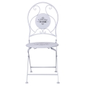 Witte tafelset met 2 opklapbare tuinstoelen Le Regole della Colazione Catalogus