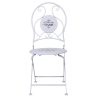 Witte tafelset met 2 opklapbare tuinstoelen Le Regole della Colazione Catalogus