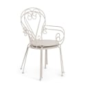 Chaise de jardin empilable style shabby chic Bizzotto Etienne 
